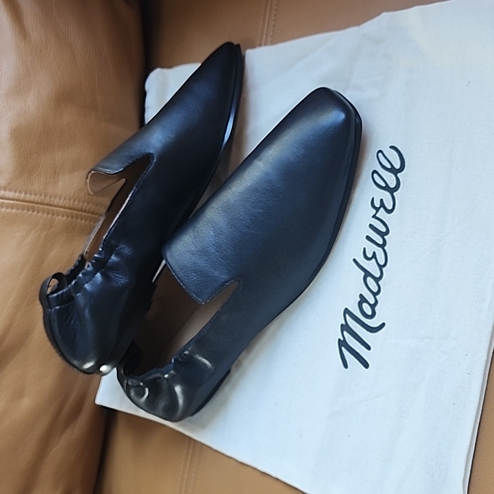 New Madewell Tabbi leather loafers